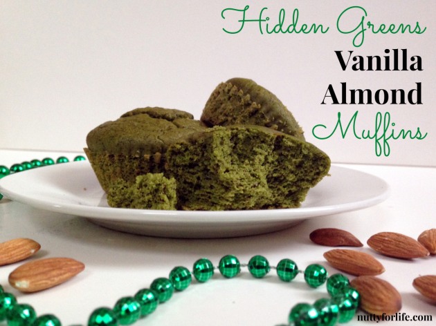 Hidden Greens Vanilla Almond Muffiins Nutty for Life | almost getting it together