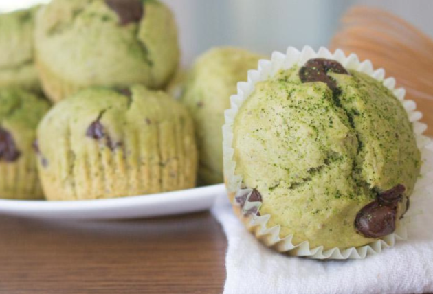 matcha green tea muffins by one ingredient chef | almost getting it together