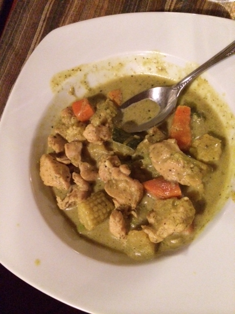 Nicaraguan dinner: Chicken Curry | almost getting it together