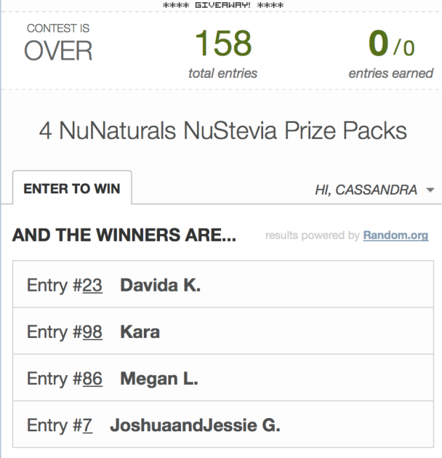 nunaturals giveaway rafflecopter| almost getting it together